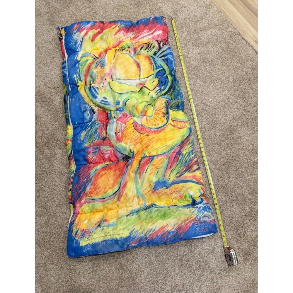 Vintage 1970’s sleeping bag for kids, Garfield